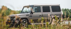 Preview wallpaper mercedes benz, jeep, suv, vehicle, side view