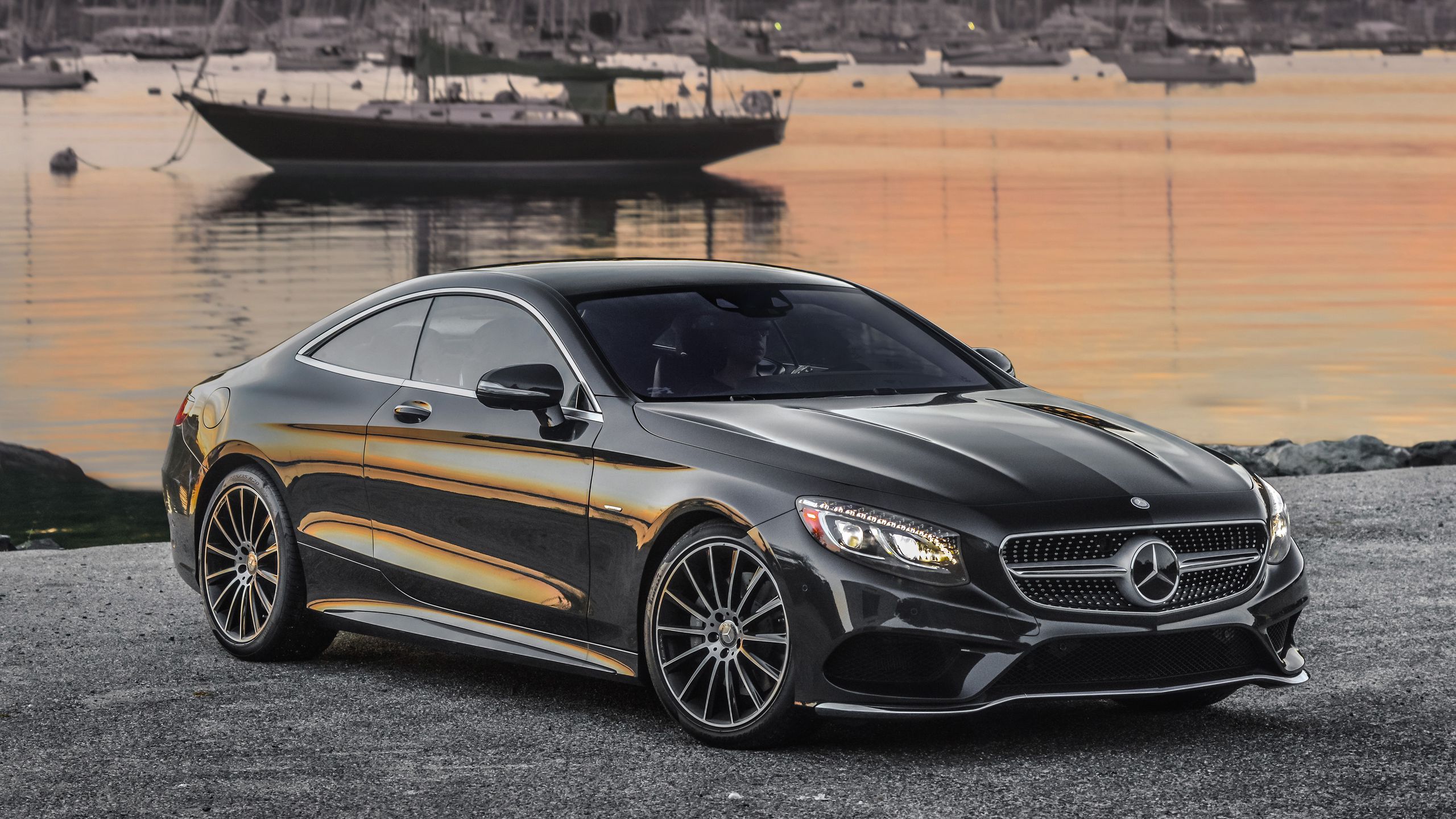 Download wallpaper 2560x1440 mercedesbenz, sclass, s 550, amg