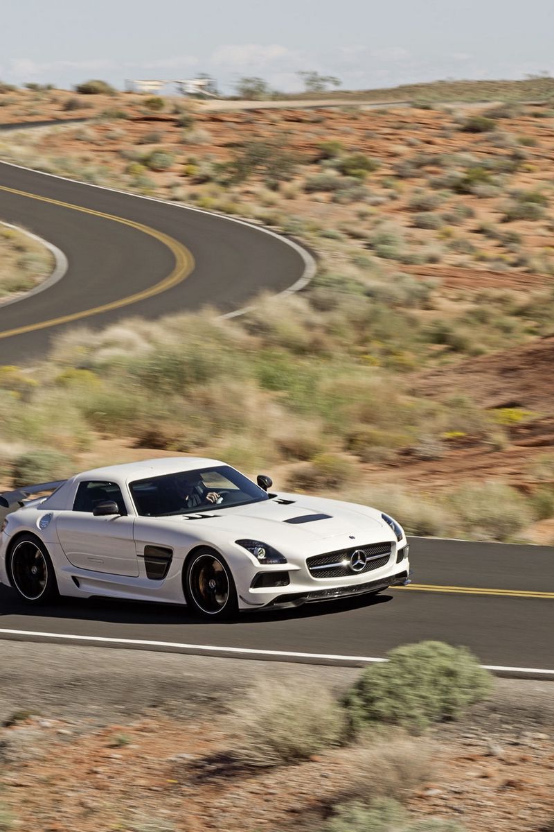 mercedes sls amg black wallpaper