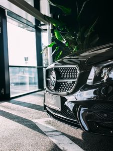 Preview wallpaper mercedes, car, black