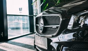 Preview wallpaper mercedes, car, black