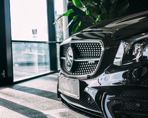 Preview wallpaper mercedes, car, black