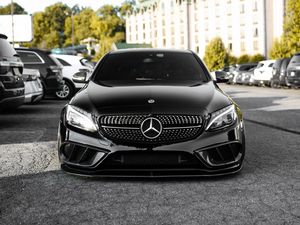 Preview wallpaper mercedes, car, black, front view