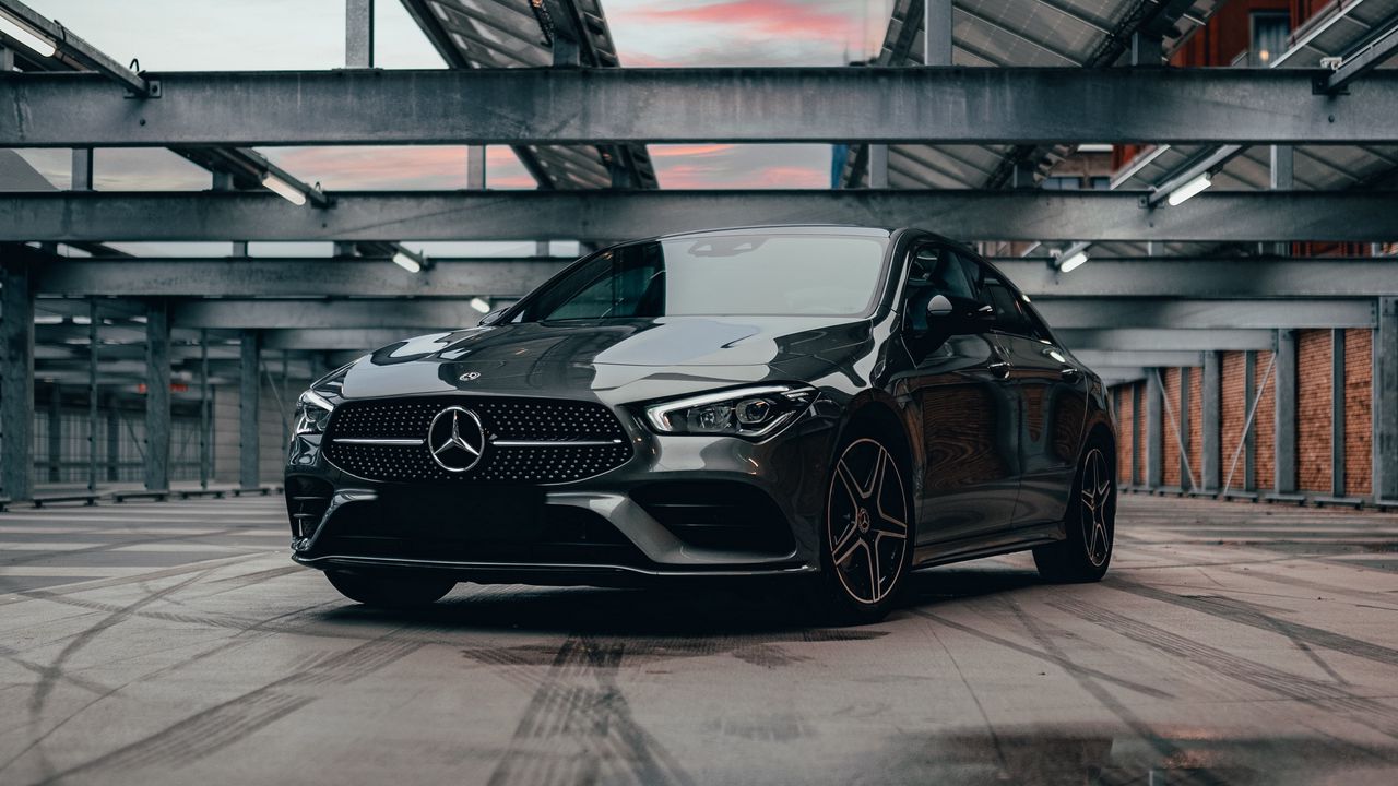 Wallpaper mercedes cla, mercedes, car, gray, front view