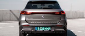 Preview wallpaper mercedes eqa250, mercedes, car, gray, tailights, back view