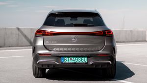 Preview wallpaper mercedes eqa250, mercedes, car, gray, tailights, back view