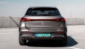 Preview wallpaper mercedes eqa250, mercedes, car, gray, tailights, back view