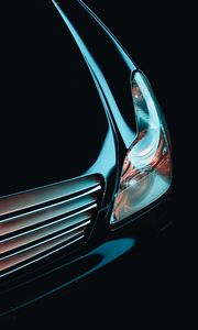 Preview wallpaper mercedes, front bumper, headlight