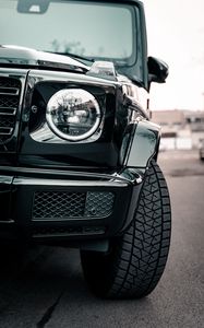 Preview wallpaper mercedes g-class, mercedes, car, black