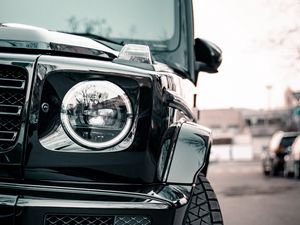 Preview wallpaper mercedes g-class, mercedes, car, black