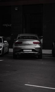 Preview wallpaper mercedes glc 220d, mercedes, car, rear view