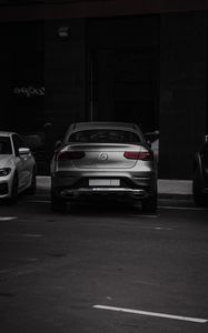 Preview wallpaper mercedes glc 220d, mercedes, car, rear view