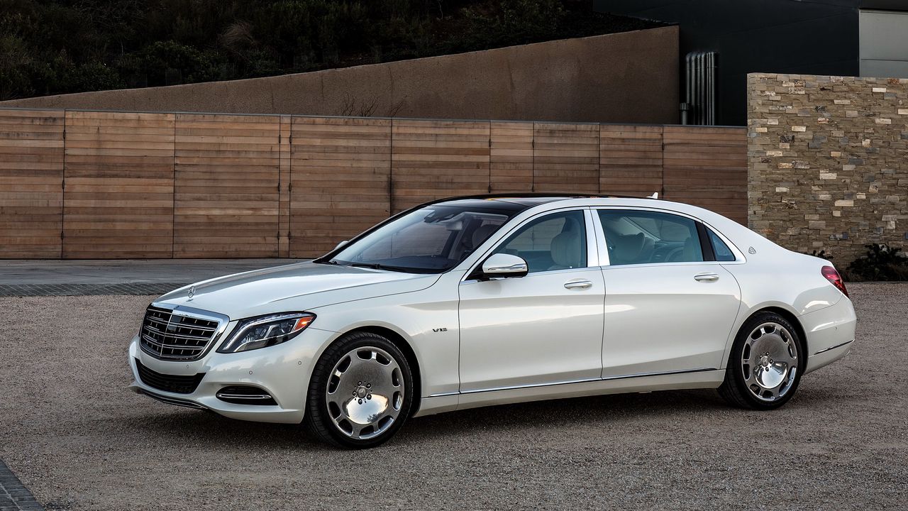 Wallpaper mercedes, maybach, s600, us-spec, x222, side view