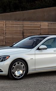 Preview wallpaper mercedes, maybach, s600, us-spec, x222, side view