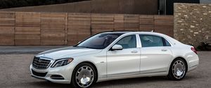 Preview wallpaper mercedes, maybach, s600, us-spec, x222, side view