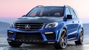 Preview wallpaper mercedes, ml 63amg, inferno