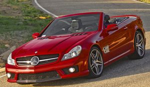 Preview wallpaper mercedes sl 63 amg, mercedes, convertible