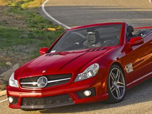 Preview wallpaper mercedes sl 63 amg, mercedes, convertible