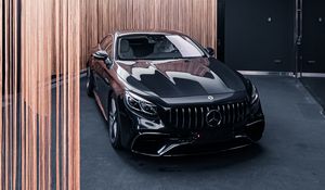 Preview wallpaper mercedes-benz amg 63 s, mercedes, car, black, supercar