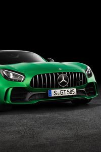 Preview wallpaper mercedes-benz, amg, gt3, c190, front view