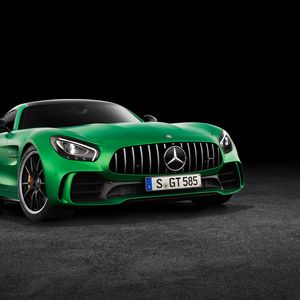 Preview wallpaper mercedes-benz, amg, gt3, c190, front view