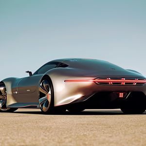 Preview wallpaper mercedes-benz, amg vision, gran turismo, silver stunner