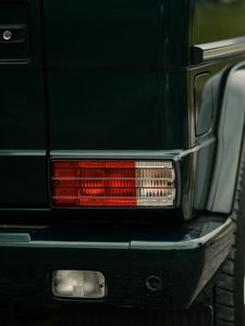 Preview wallpaper mercedes-benz c300, mercedes, headlight, rear view