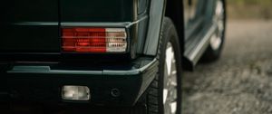 Preview wallpaper mercedes-benz c300, mercedes, headlight, rear view