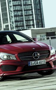 Preview wallpaper mercedes-benz, cla, 250, side view