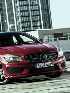 Preview wallpaper mercedes-benz, cla, 250, side view