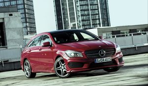 Preview wallpaper mercedes-benz, cla, 250, side view