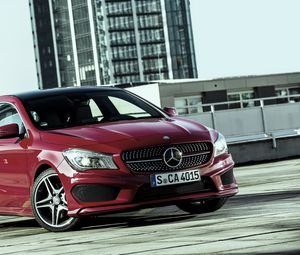 Preview wallpaper mercedes-benz, cla, 250, side view