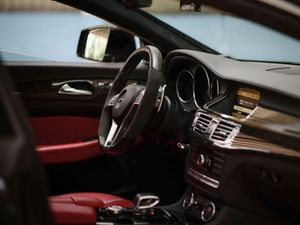 Preview wallpaper mercedes-benz cls 63 amg, mercedes, steering wheel, salon, car