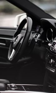 Preview wallpaper mercedes-benz e300 amg, mercedes, car, salon, interior, black