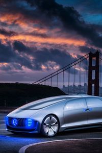 Preview wallpaper mercedes-benz, f015, 2015, side view