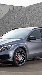 Preview wallpaper mercedes-benz, gla-class, x156, silver, side view