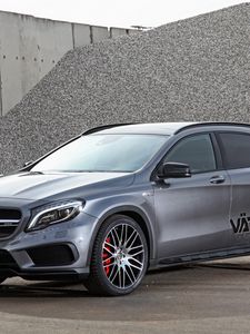 Preview wallpaper mercedes-benz, gla-class, x156, silver, side view