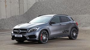 Preview wallpaper mercedes-benz, gla-class, x156, silver, side view