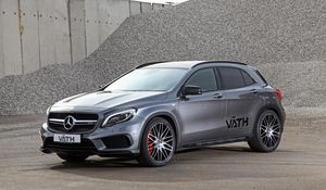 Preview wallpaper mercedes-benz, gla-class, x156, silver, side view