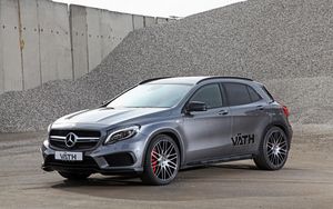 Preview wallpaper mercedes-benz, gla-class, x156, silver, side view