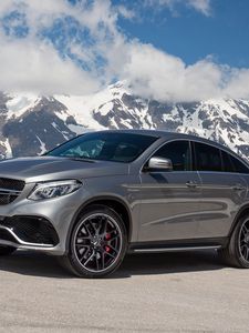 Preview wallpaper mercedes-benz, gle 450, amg, side view