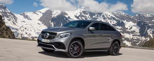 Preview wallpaper mercedes-benz, gle 450, amg, side view