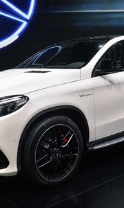 Preview wallpaper mercedes-benz gle, coupe, 2016, white, side view