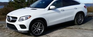 Preview wallpaper mercedes-benz gle, coupe, white, side view