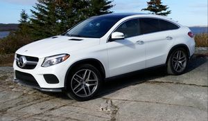 Preview wallpaper mercedes-benz gle, coupe, white, side view