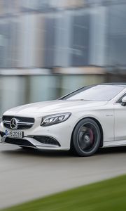 Preview wallpaper mercedes-benz, s63, amg, coupe, tuning