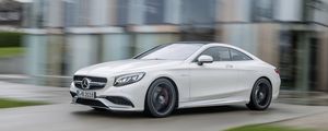 Preview wallpaper mercedes-benz, s63, amg, coupe, tuning