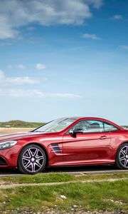 Preview wallpaper mercedes-benz, sl-class, amg, car, side view