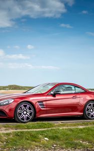 Preview wallpaper mercedes-benz, sl-class, amg, car, side view