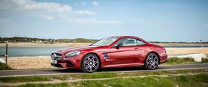 Preview wallpaper mercedes-benz, sl-class, amg, car, side view